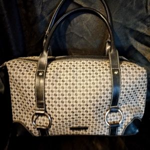 Nine and Co. Black and White Purse